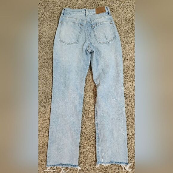 Madwell The High-Rise Slim Crop Boyjean: Knee-Rip Edition Size 24 - Picture 10 of 10